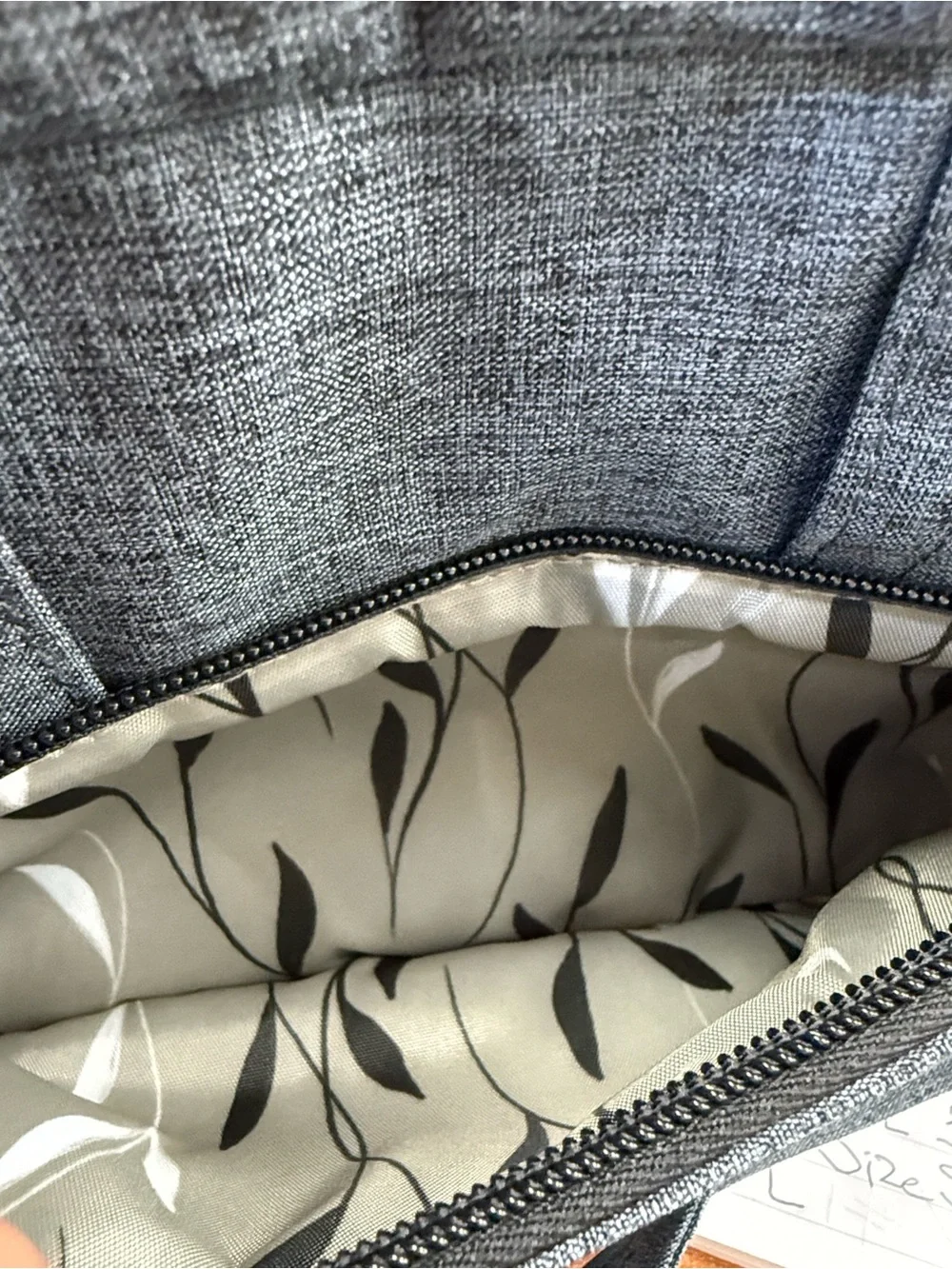 Lug Switch RFID Crossbody Wallet Bag in a heather grey